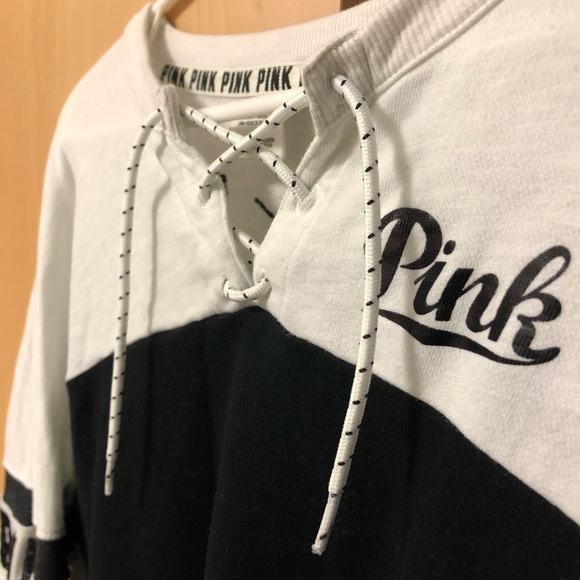 VS PINK Sequin Varsity Crew - Picture 3 of 7